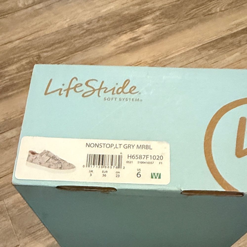 Life Stride Tie-Dye Slip-On Sneakers in Light Gray - Picture 3 of 3